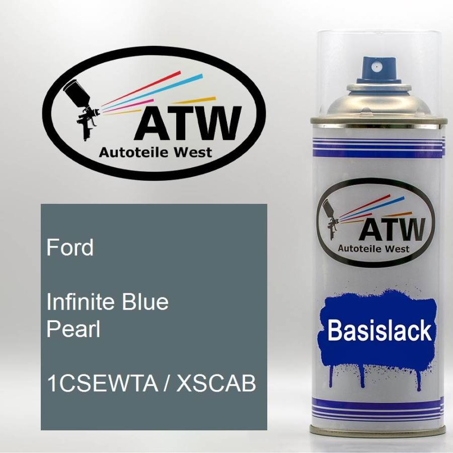 Ford, Infinite Blue Pearl, 1CSEWTA / XSCAB: 400ml Sprühdose, von ATW Autoteile West.